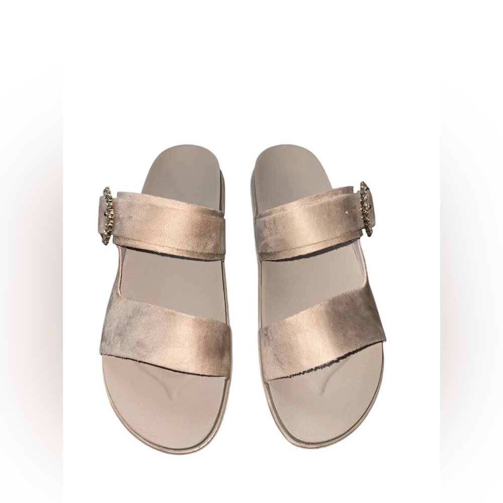 Velvet sandals